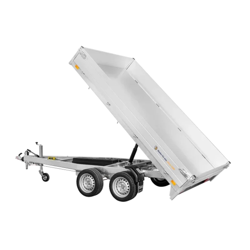 Remorque benne SARIS K1 306 184 2700 2 avec pompe électrique