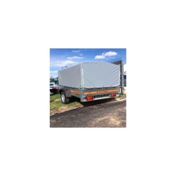 REMORQUE 500 - 750 KG 200x120 ECO 2012 AVEC PACKAGE BACHE FOURGON