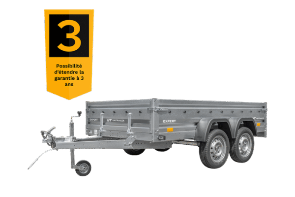 Remorque voiture 2 essieux 264×150 EXPERT 2615/2 – Image 4